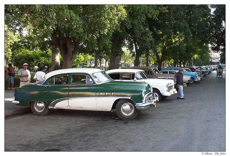 087 Havana, veterni na Parque Central 